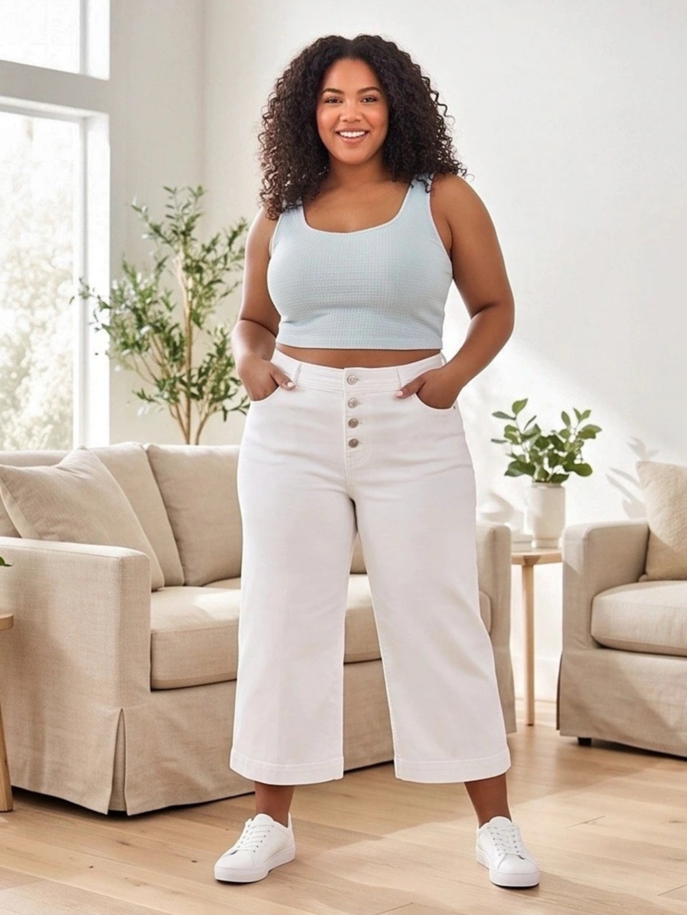 Torrid Crop Boyfriend Jean - Vintage Stretch White
